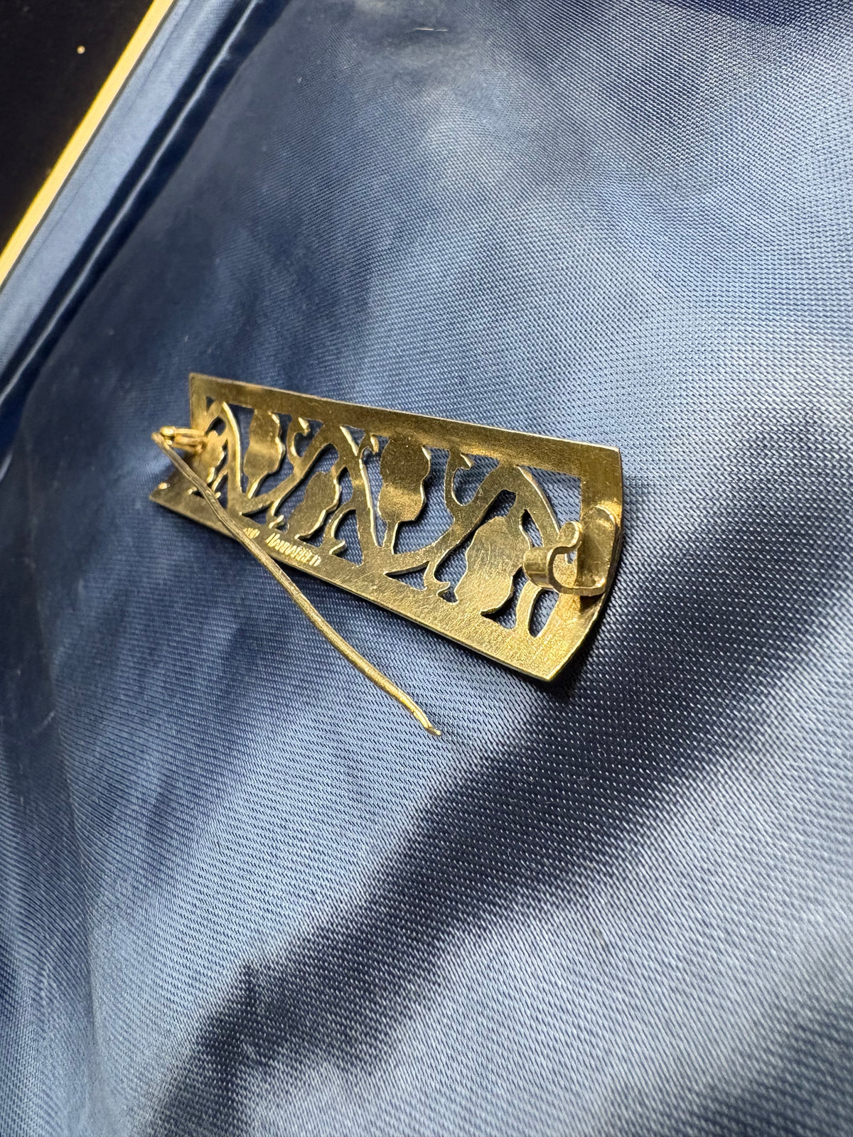 Brooch Handarbeit argento 800