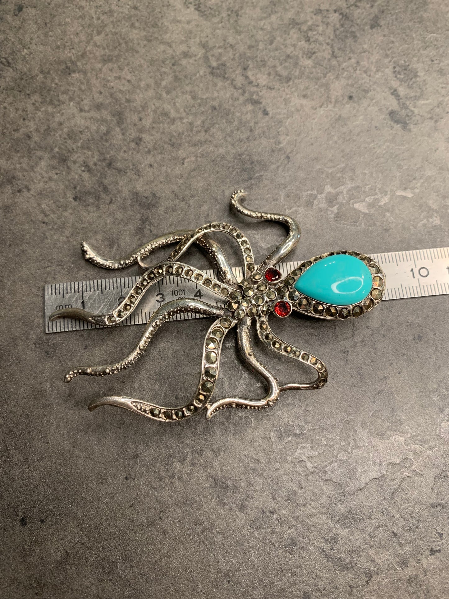 Spilla Polpo Argento 925