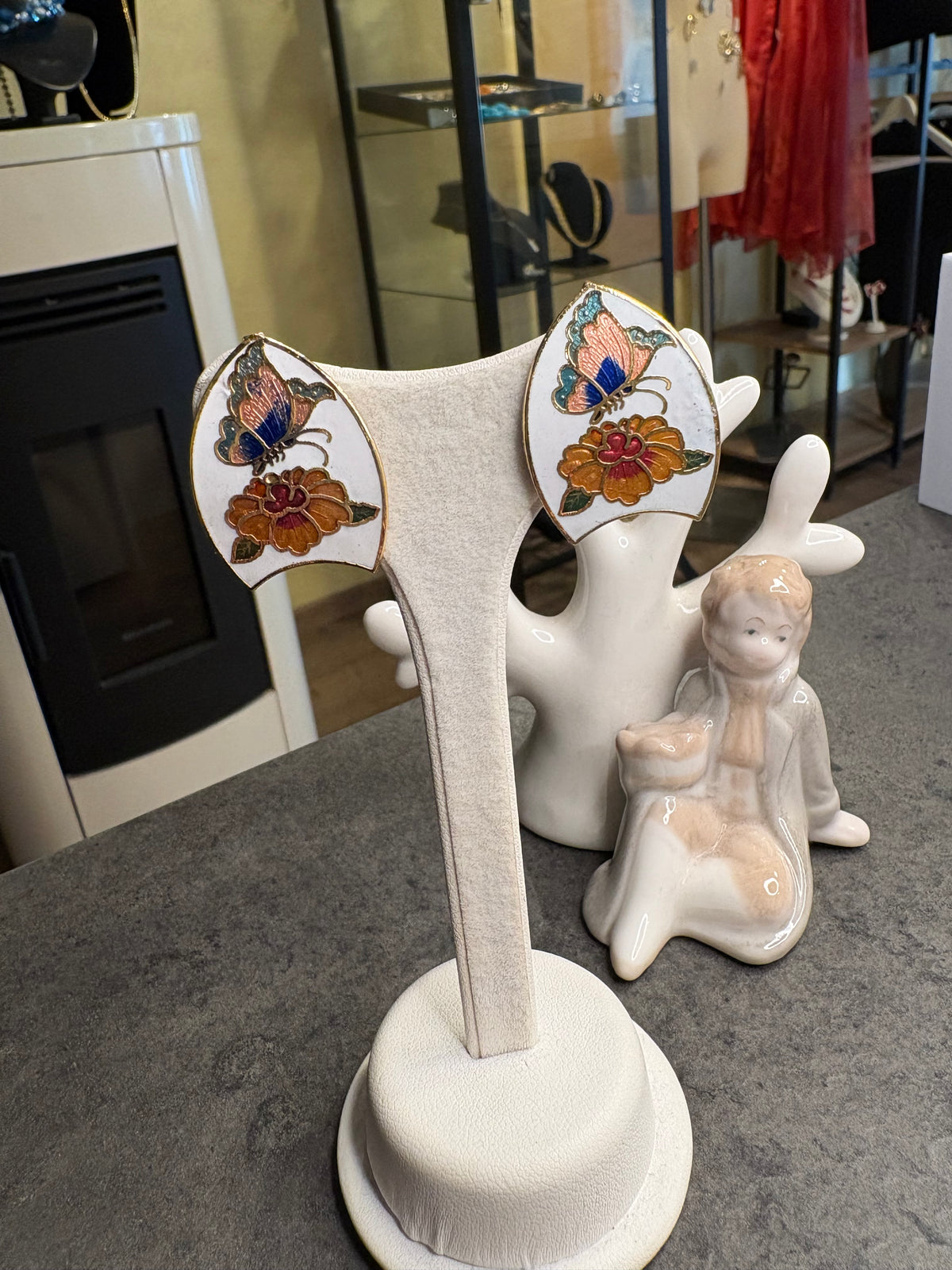 Orecchìni Cloisonné