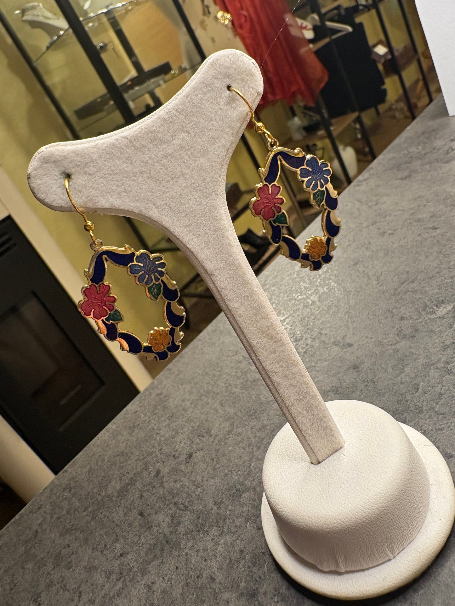 Orecchìni Cloisonné