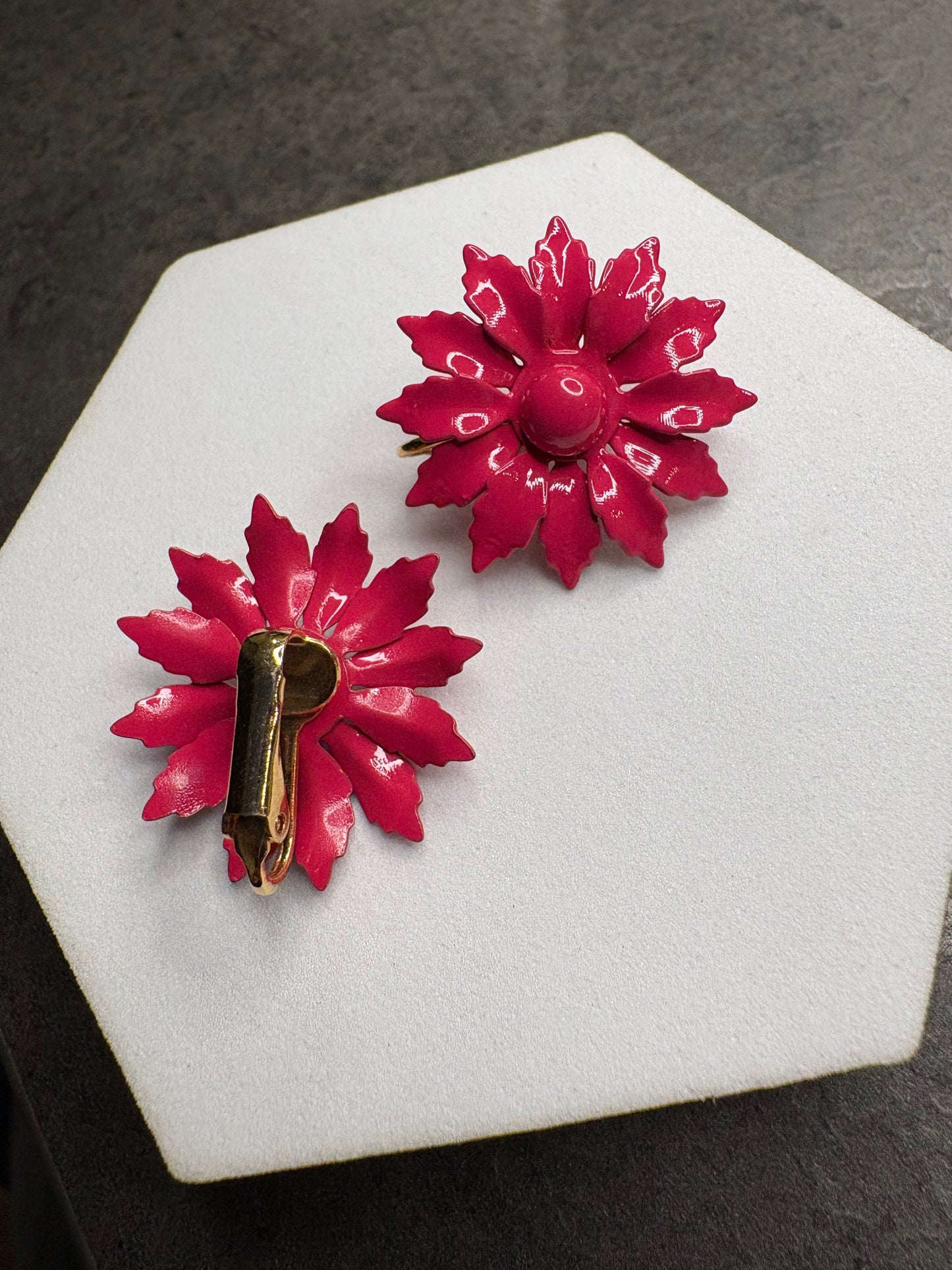 Orecchìni a clip “Fiori”