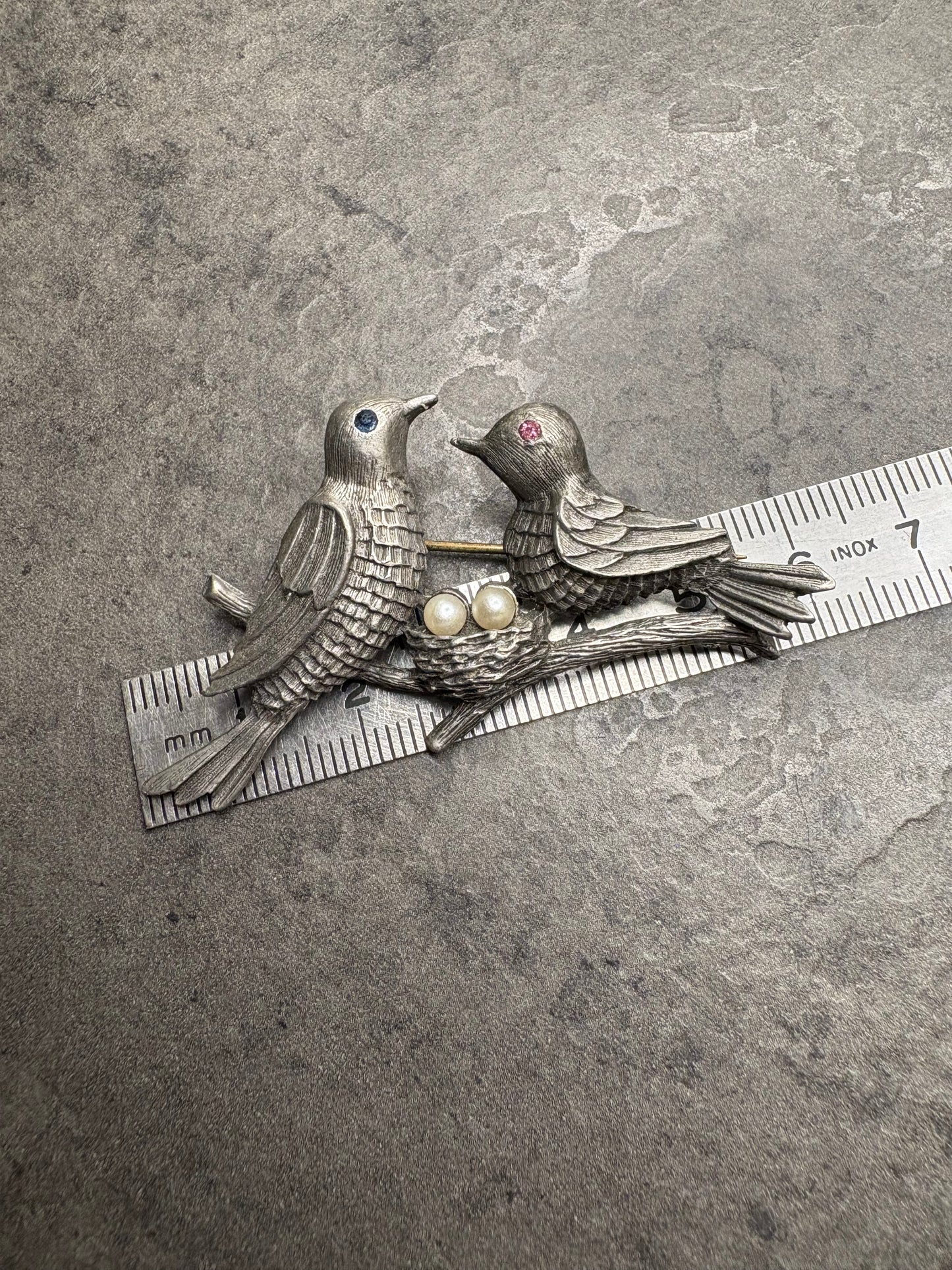 Spilla “Coppia di Uccelli”