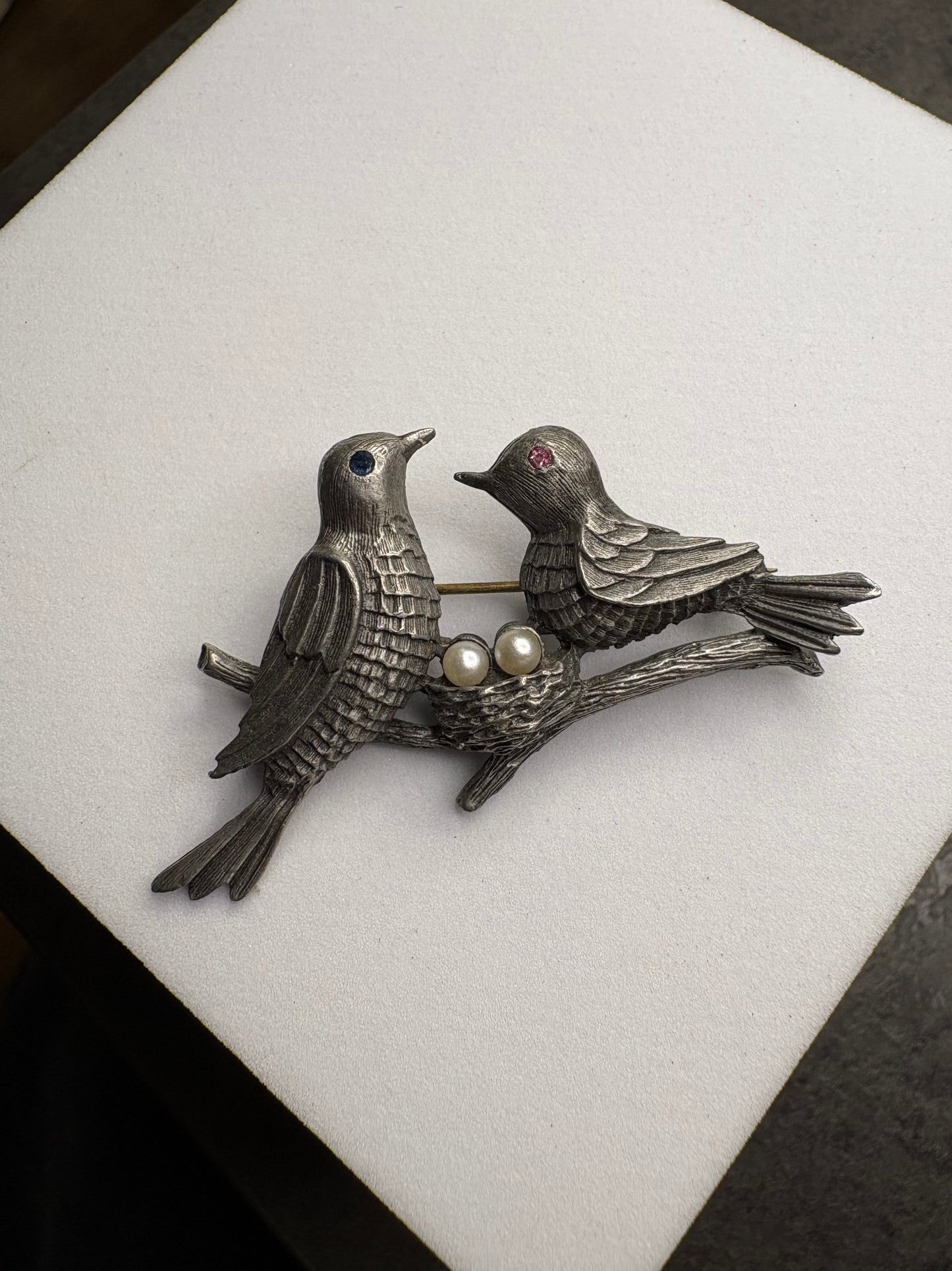 Spilla “Coppia di Uccelli”