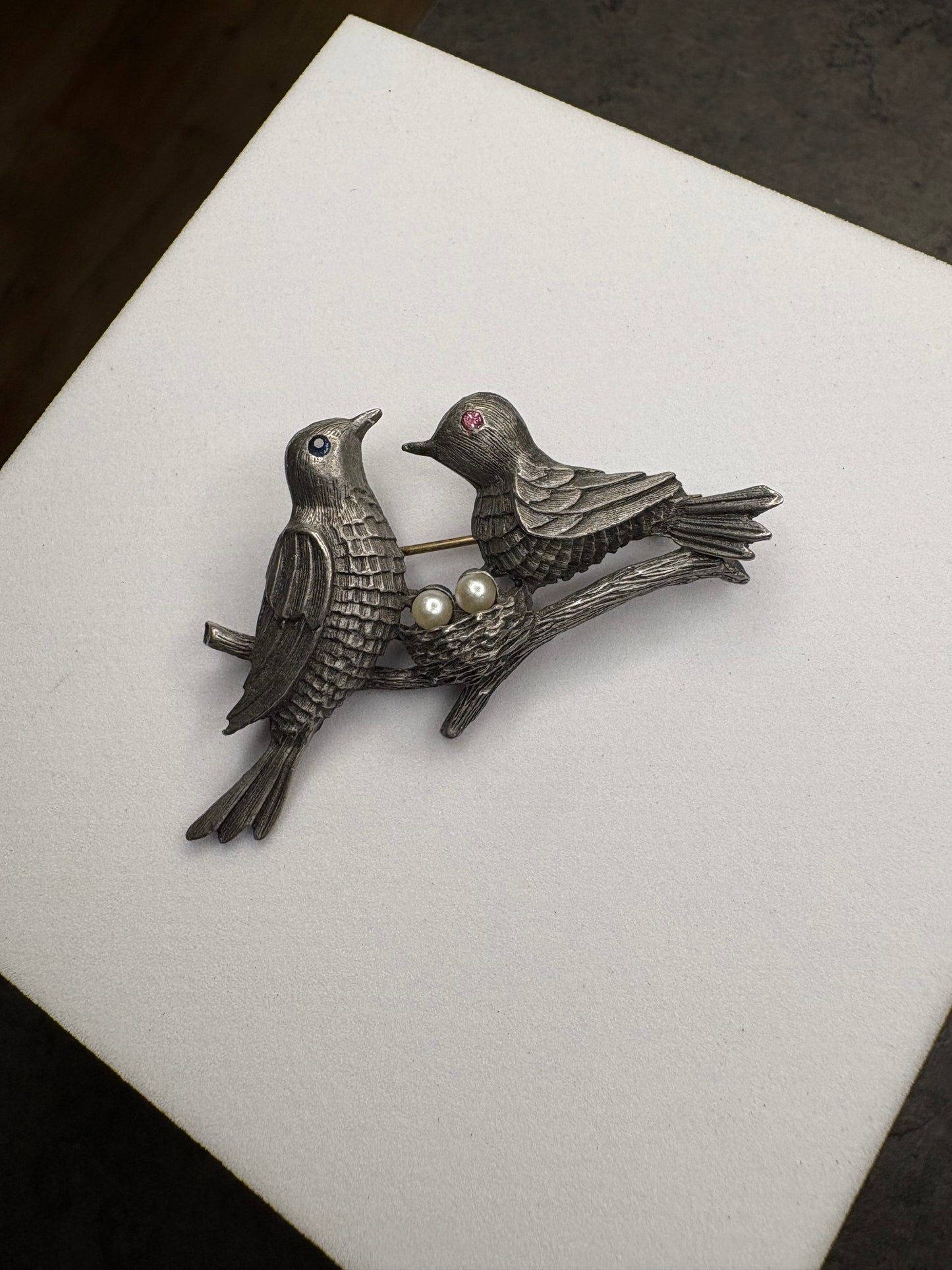 Spilla “Coppia di Uccelli”