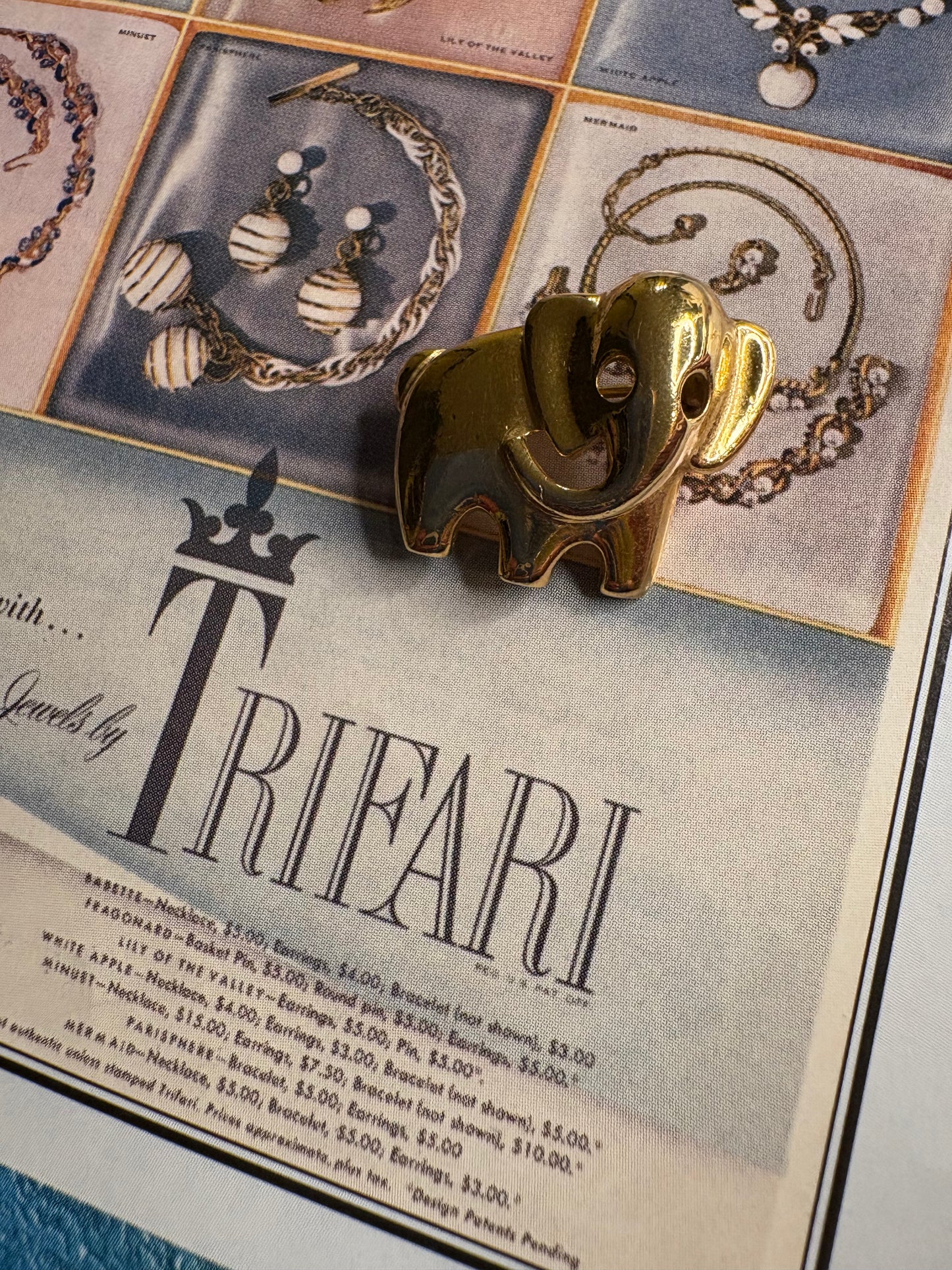 Spilla Trifari “Elefante”