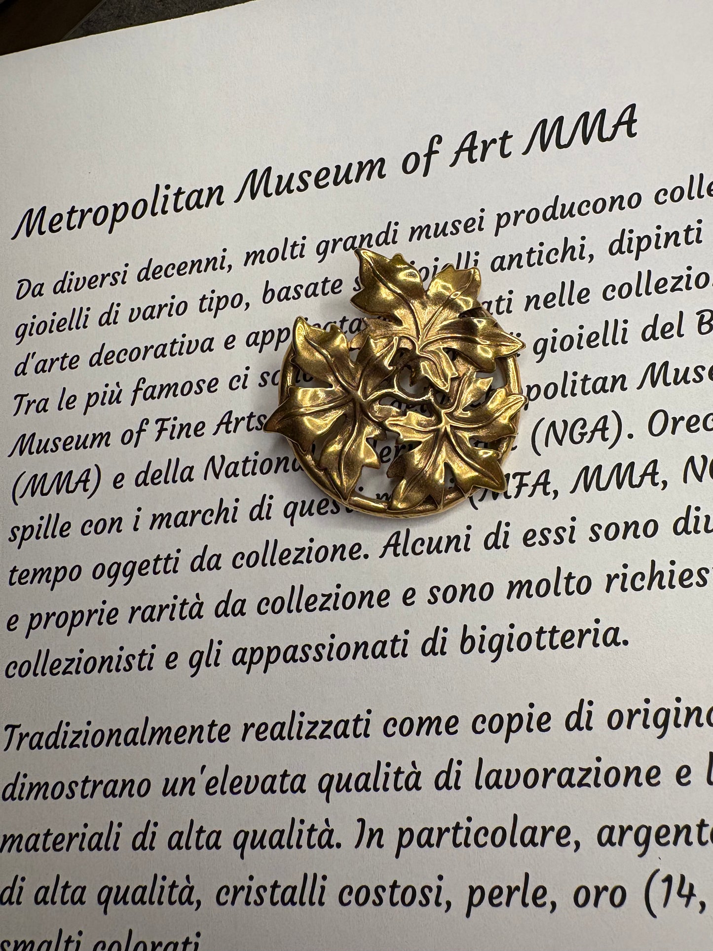 Spilla-Pendente MMA (Metropolitan Museum of Art)