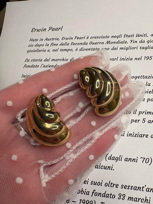 Orecchini a clip Erwin Pearl – timbro P.E.P.