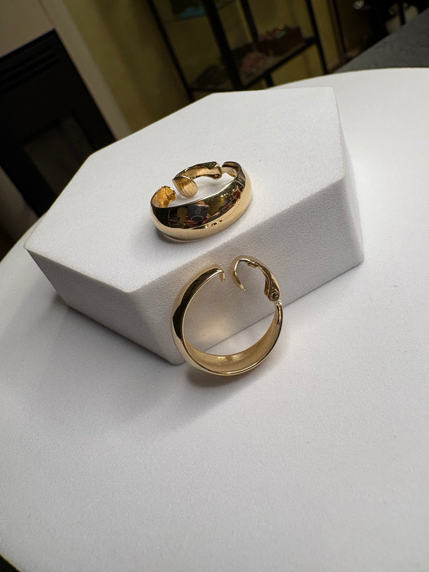 Orecchìni a clip “Cerchi piccoli”