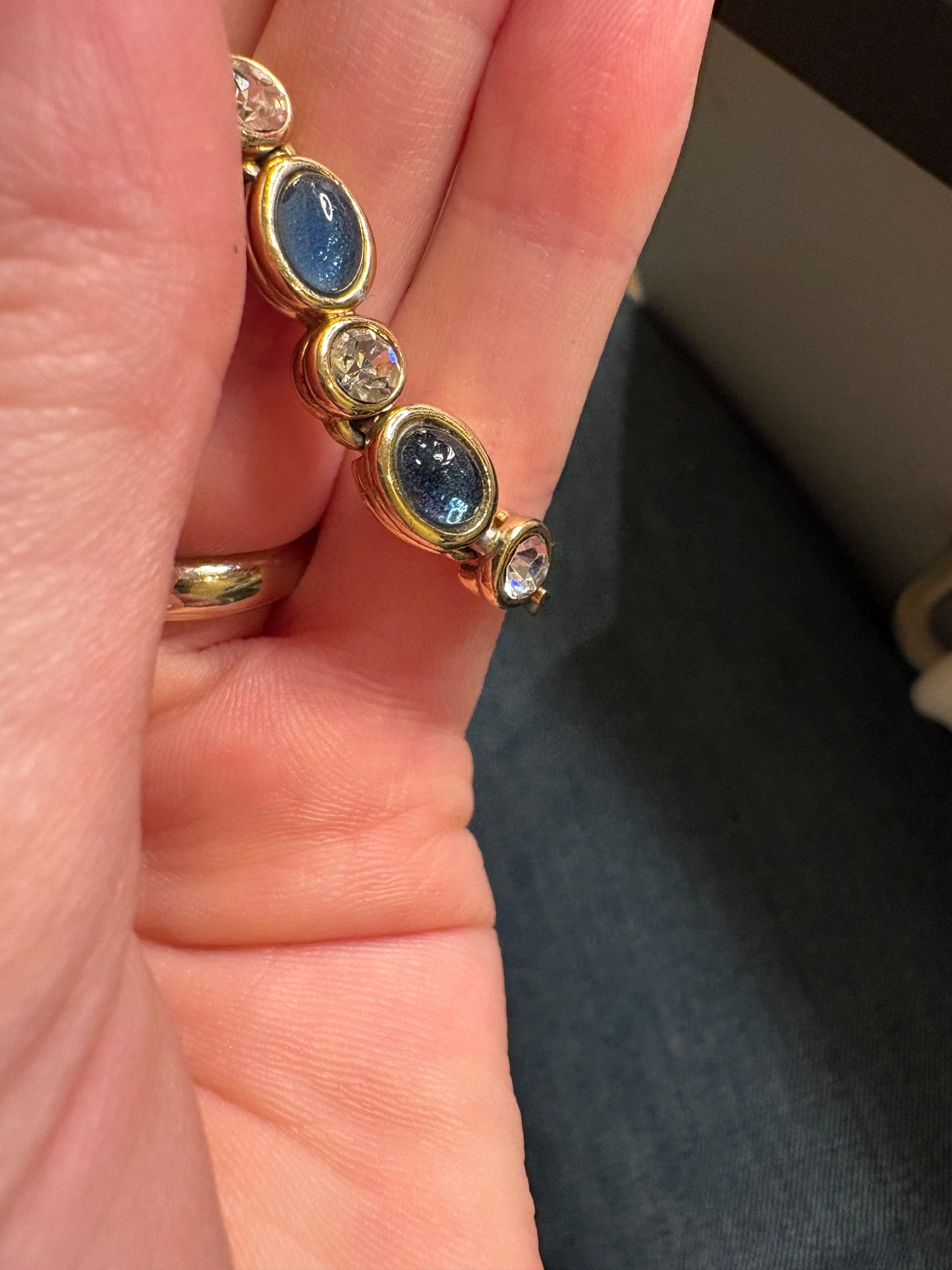 Bracciale Cabochon blu