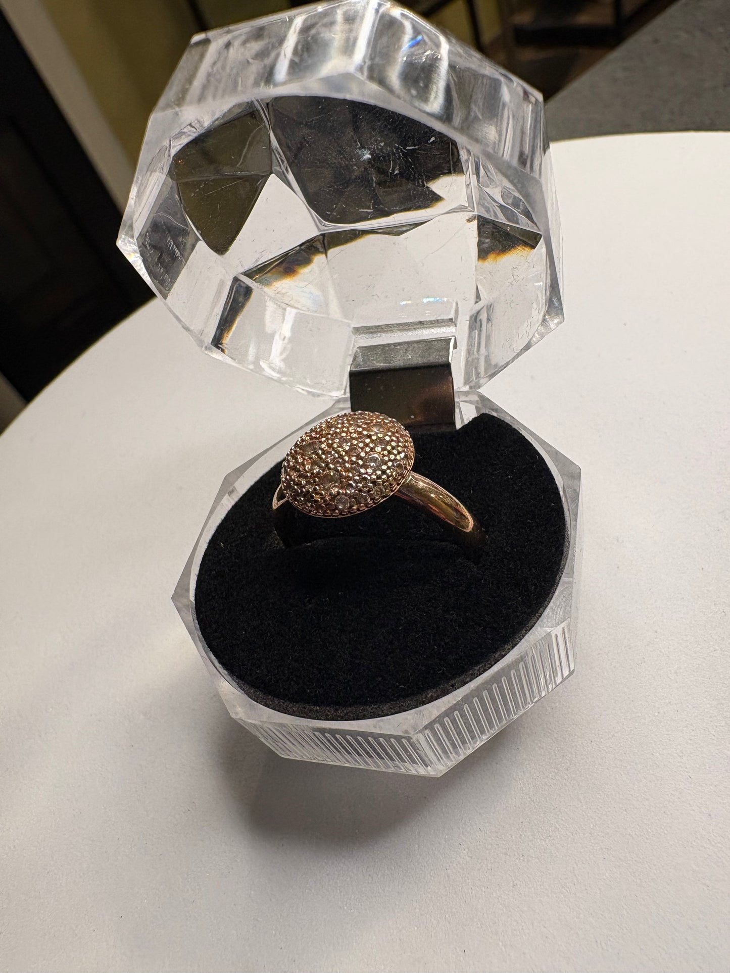 Anello Argento 925 Placato oro.