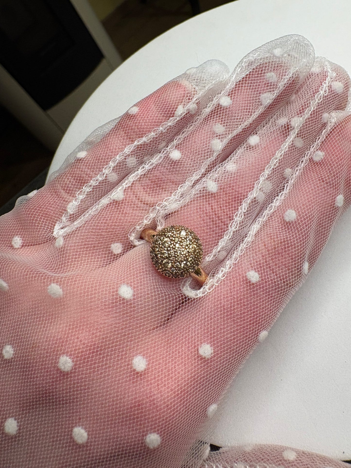 Anello Argento 925 Placato oro.