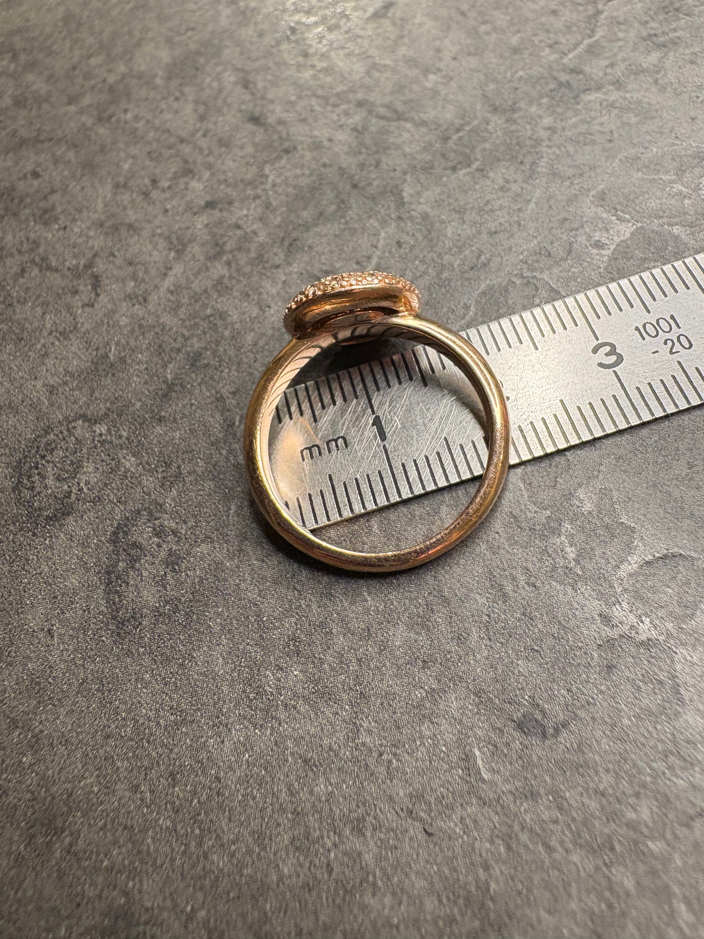 Anello Argento 925 Placato oro.