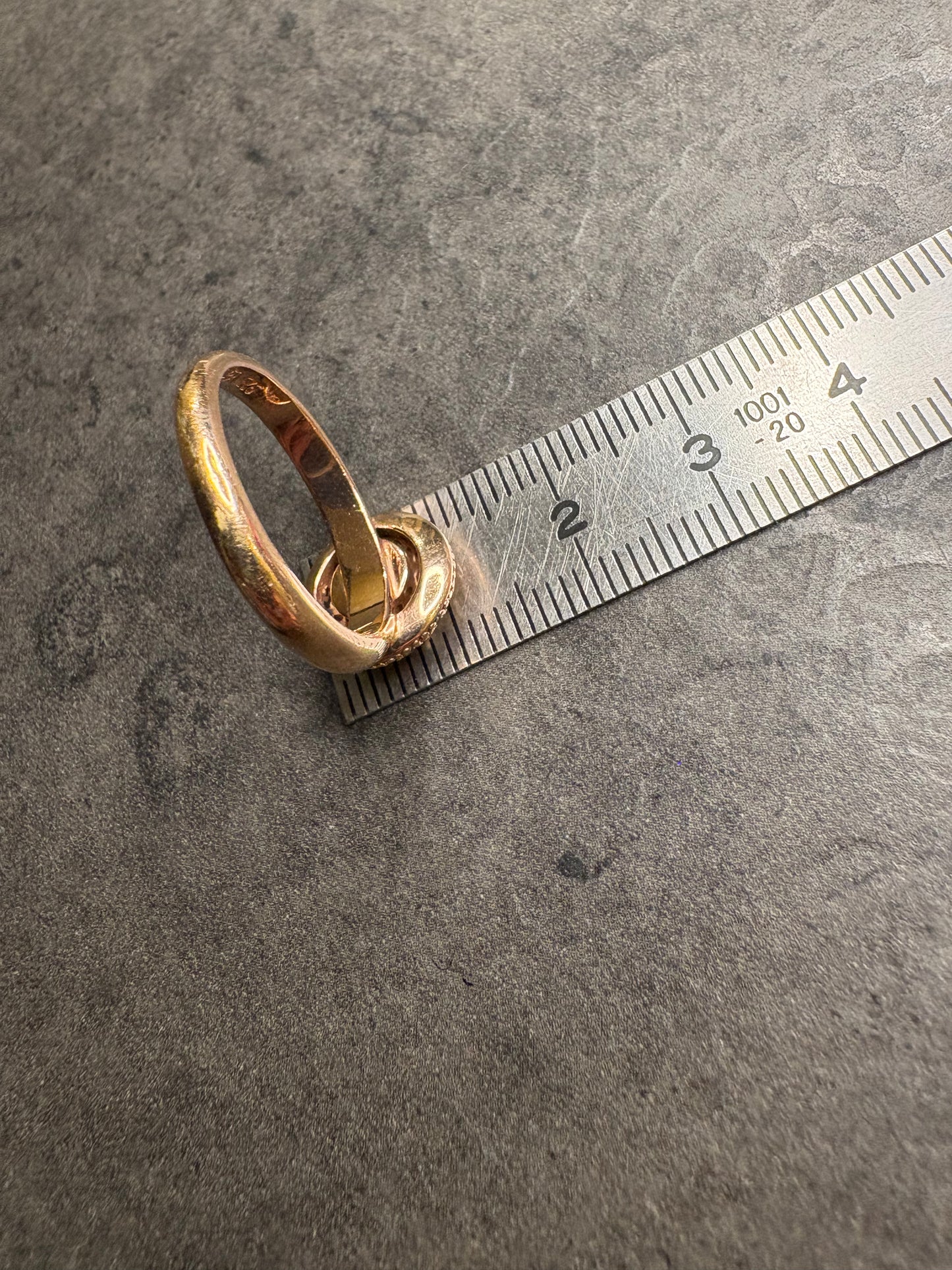 Anello Argento 925 Placato oro.