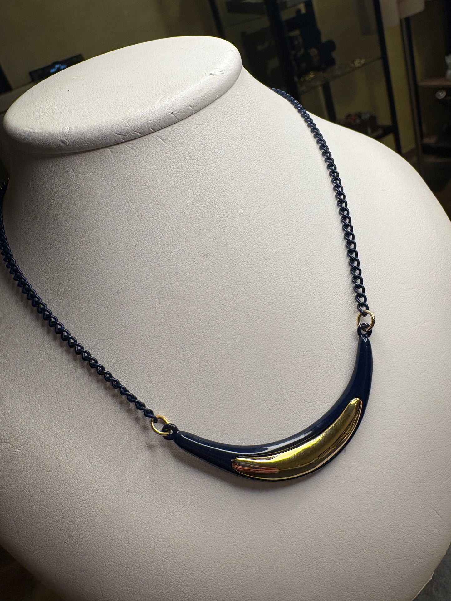 Girocollo Smalto Blu