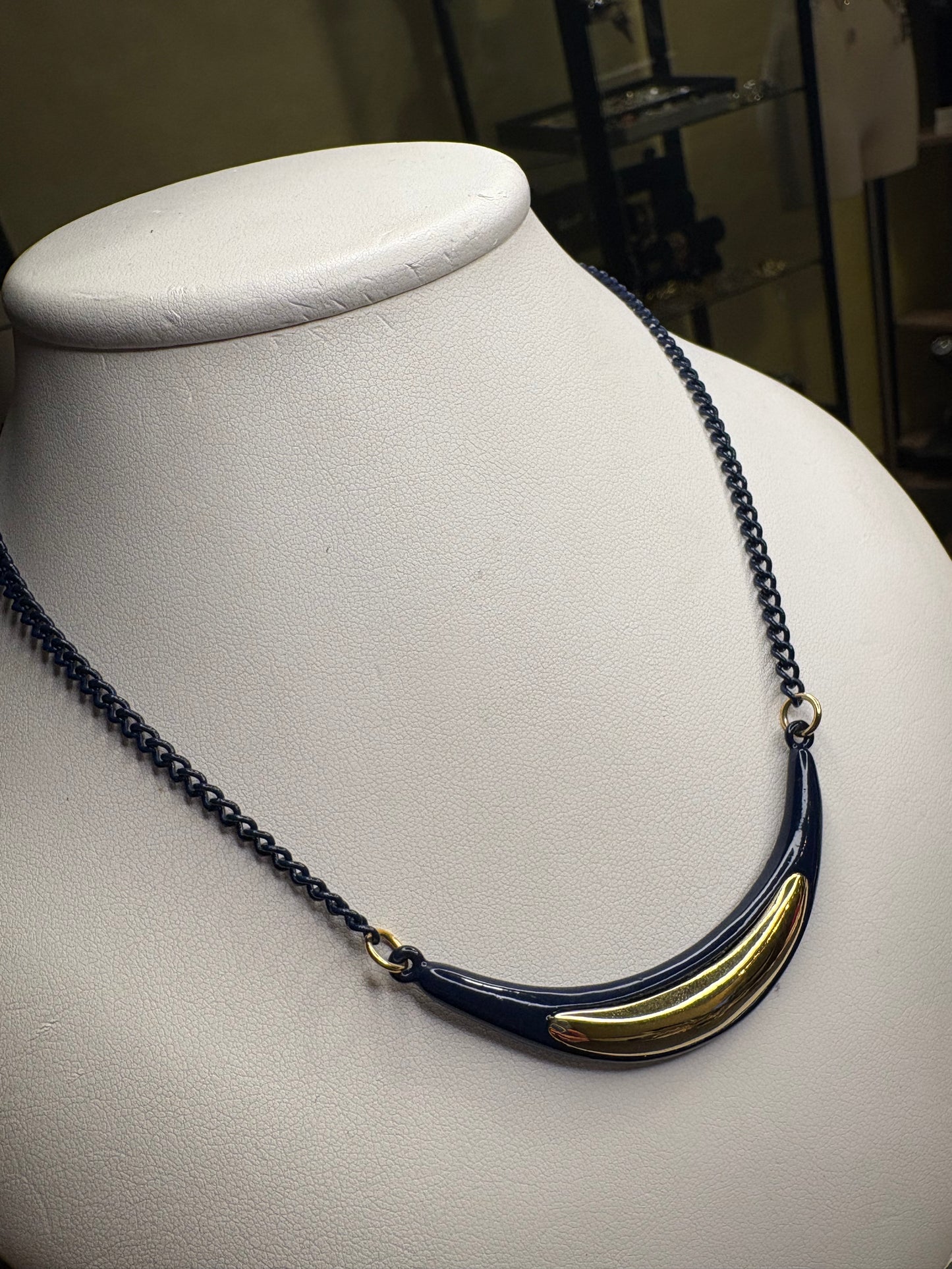 Girocollo Smalto Blu