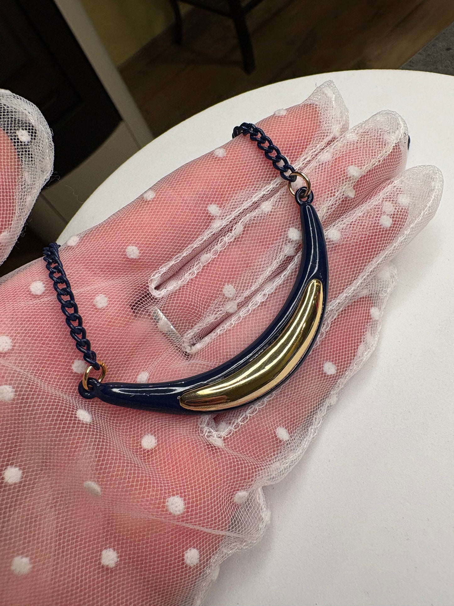 Girocollo Smalto Blu