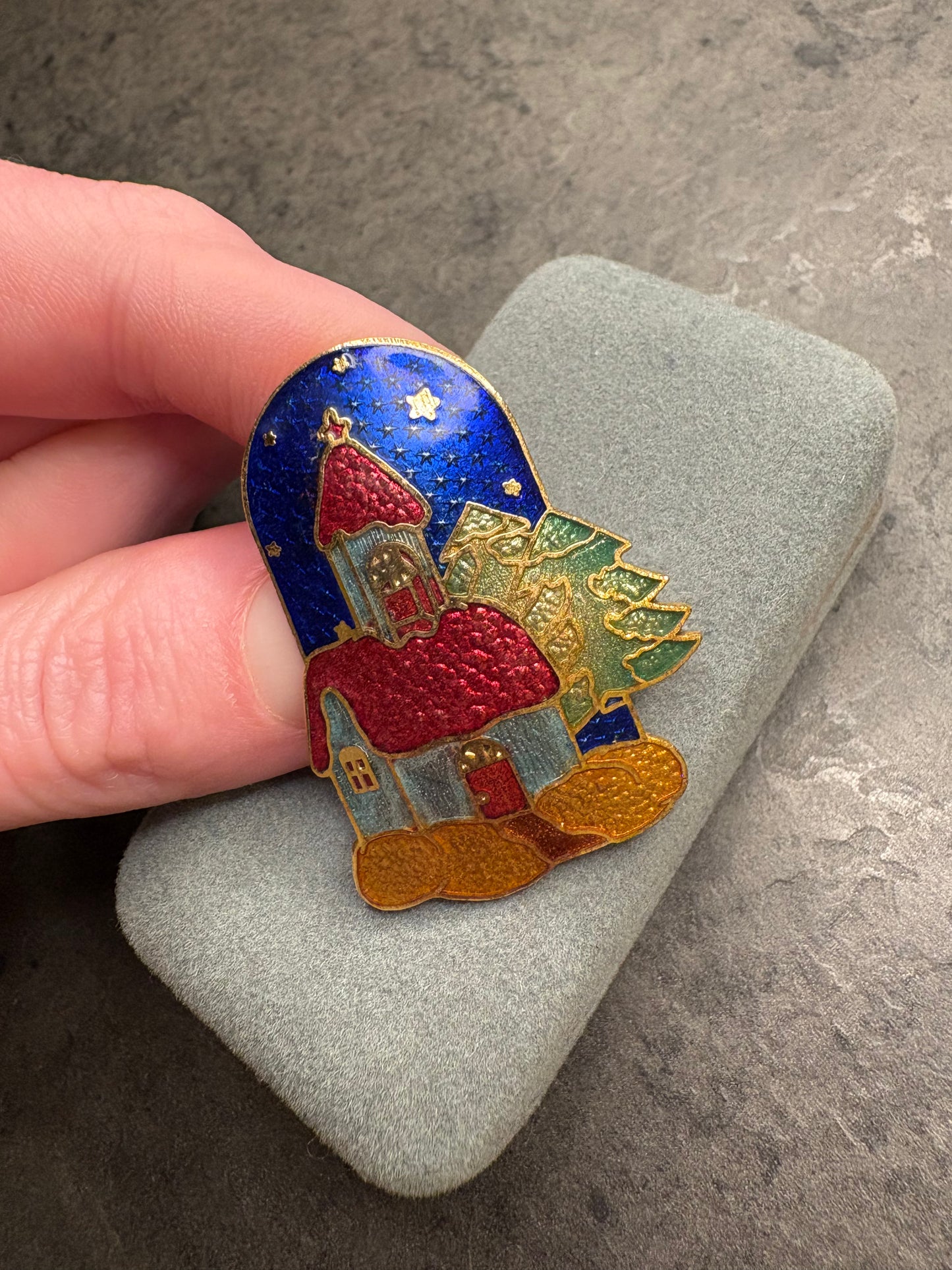 Spilla Natalizia “Casetta”