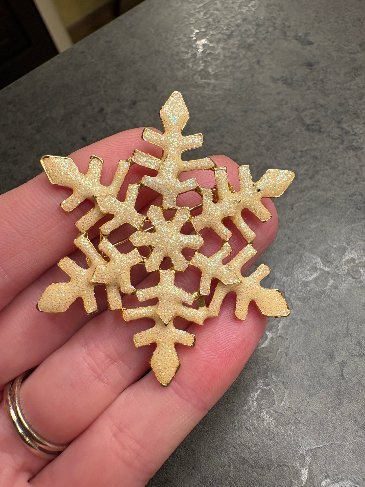 Spilla “Fiocco di neve”