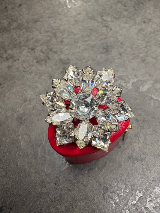 Spilla “Fiore di Cristalli”