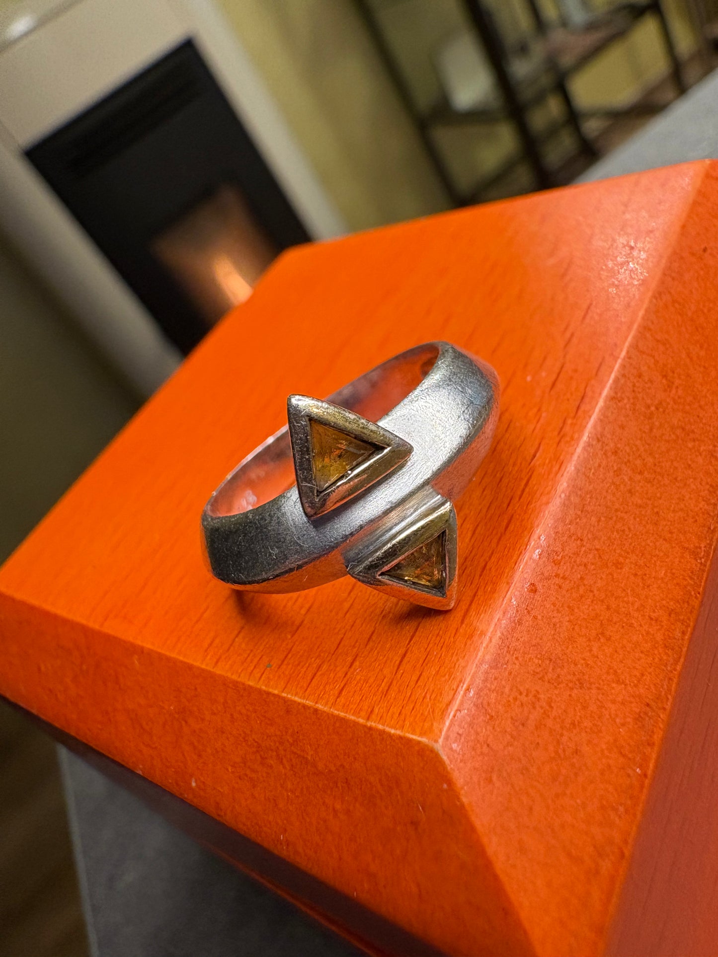 Anello Argento 925 e Citrini