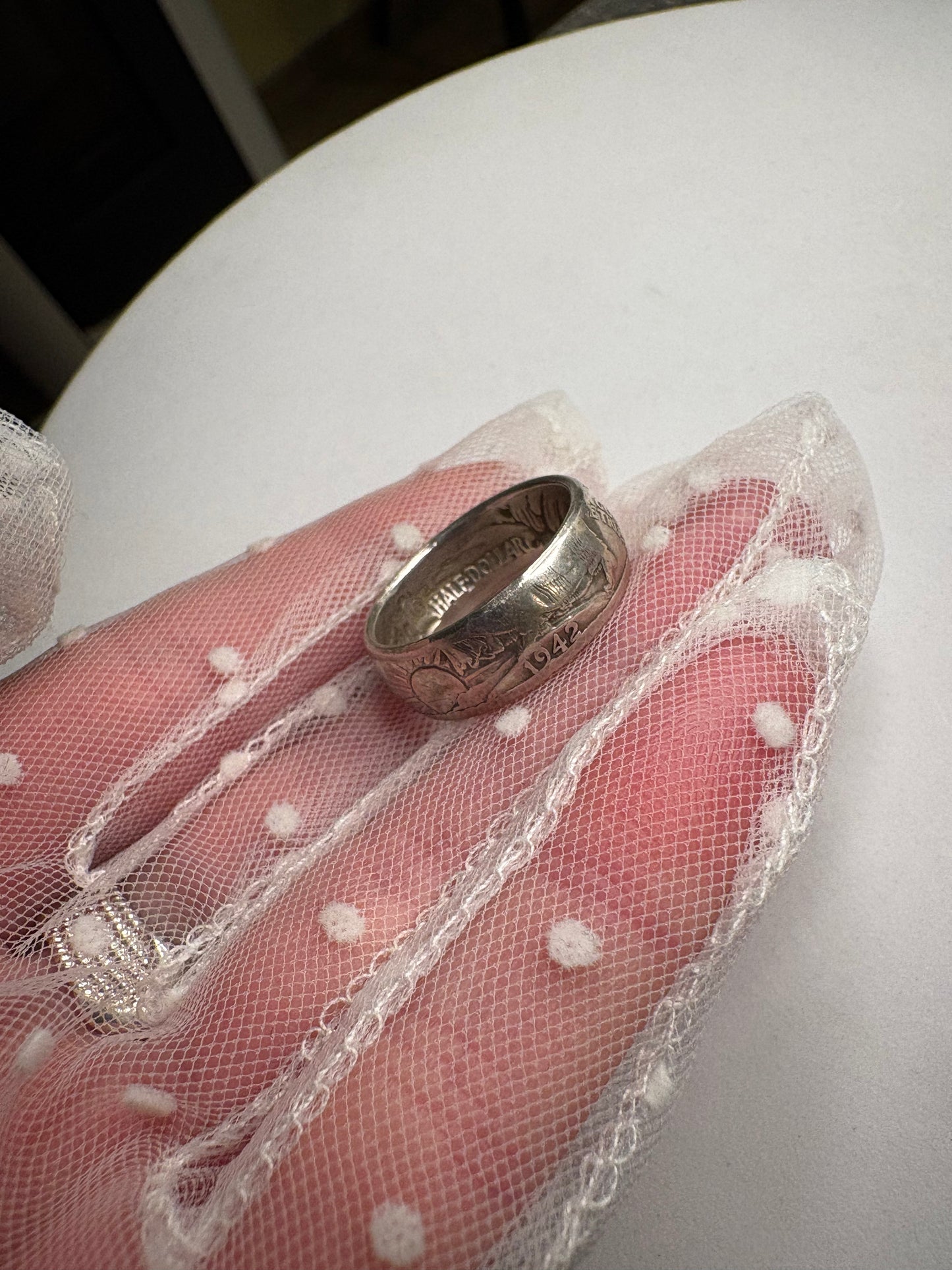 Anello da moneta “Walking Liberty”