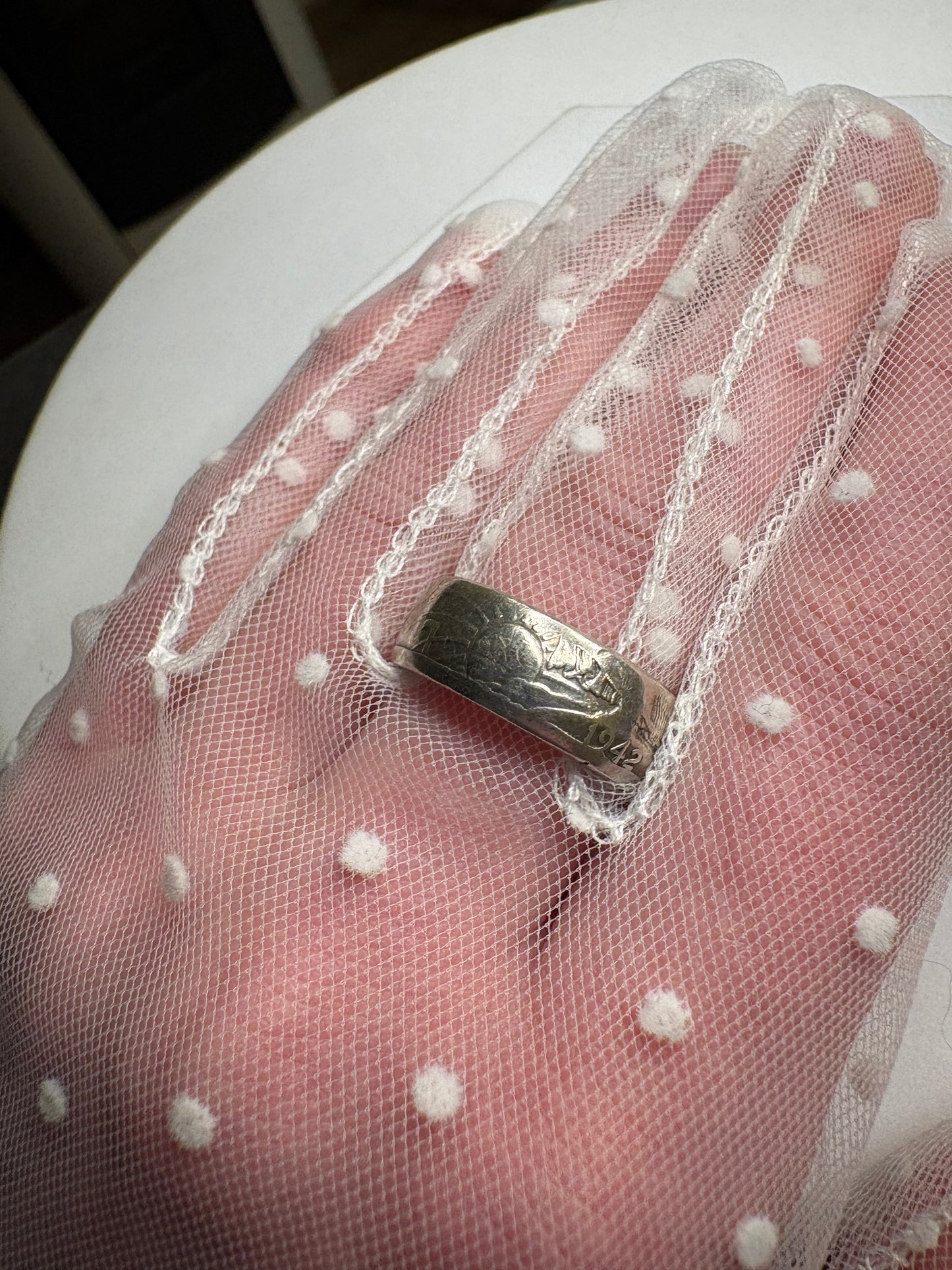 Anello da moneta “Walking Liberty”