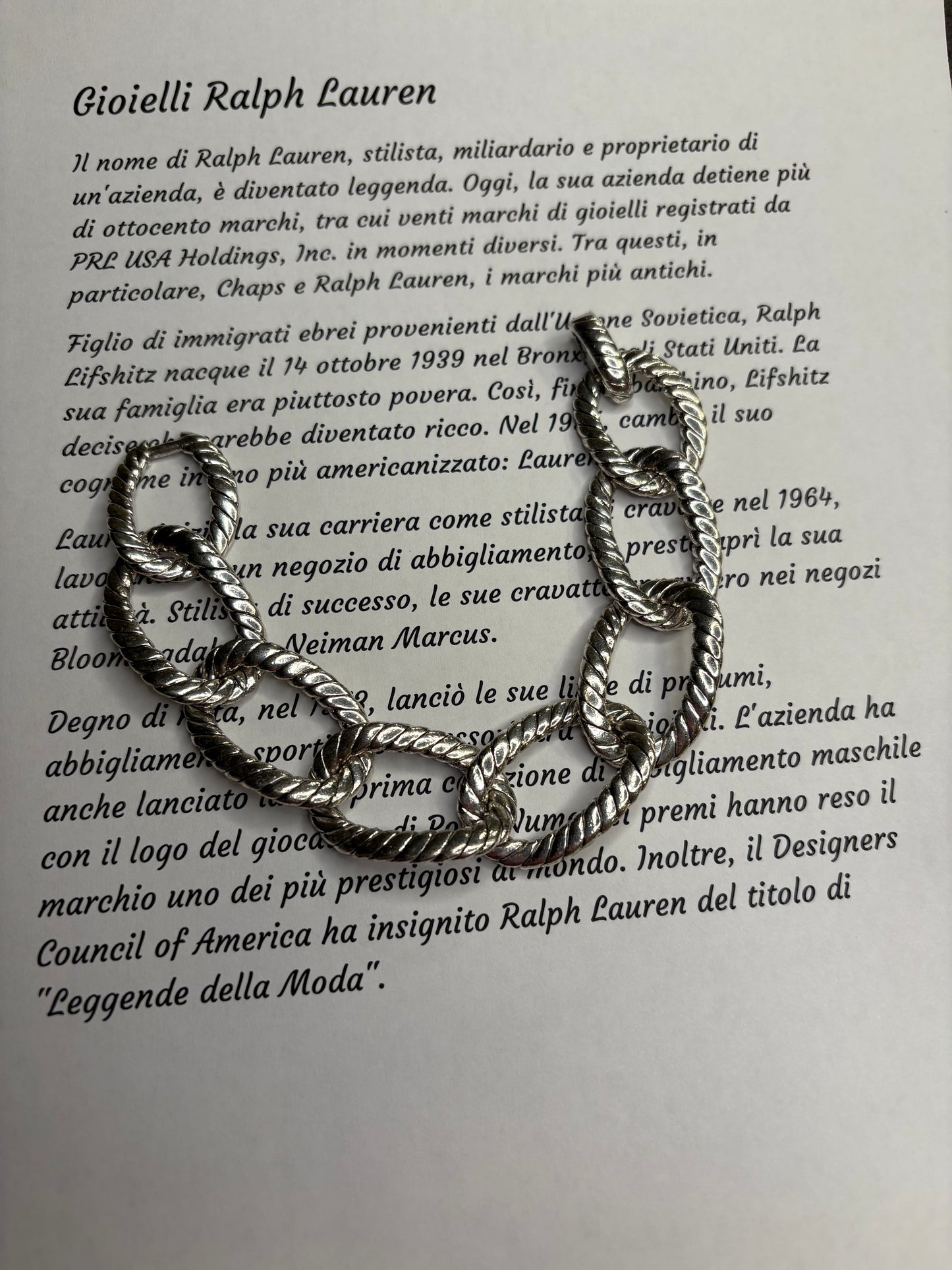 Bracciale Ralph Lauren