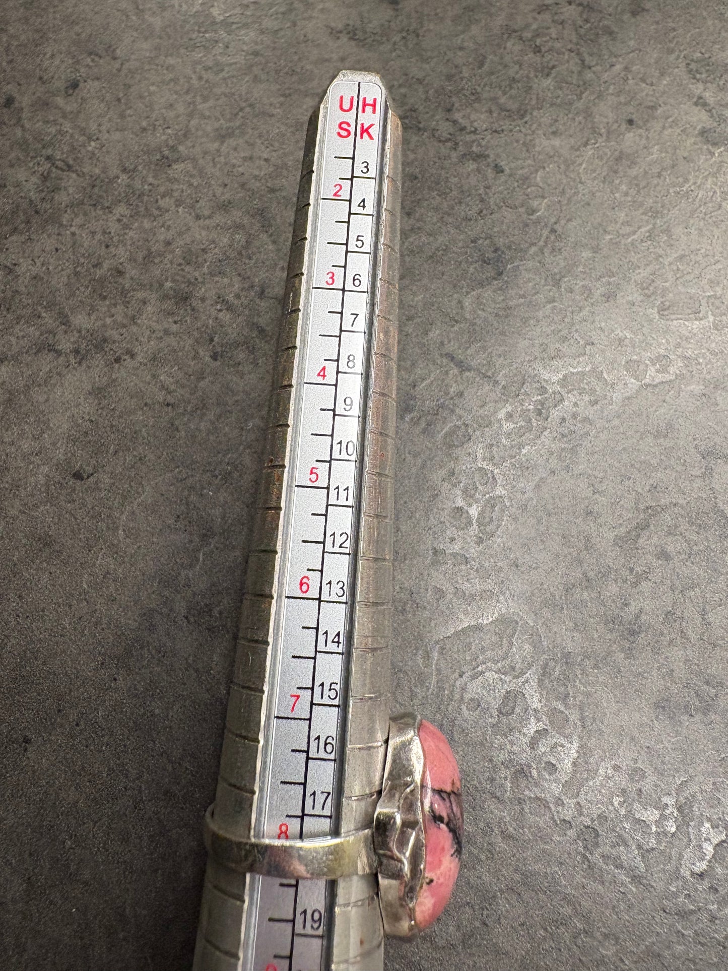 Anello Argento 835 e Rodonite