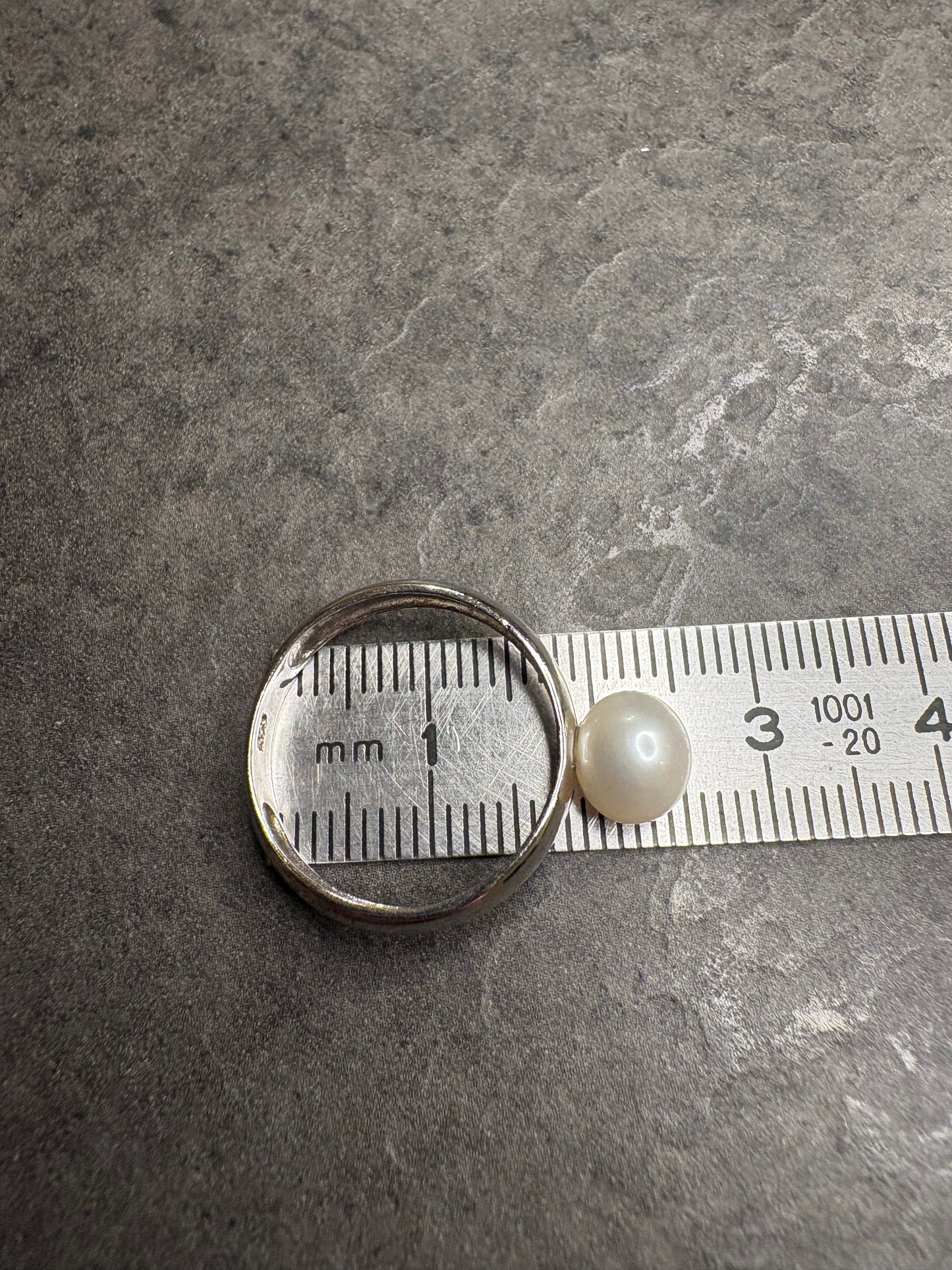 Anello Argento 925 e Perla