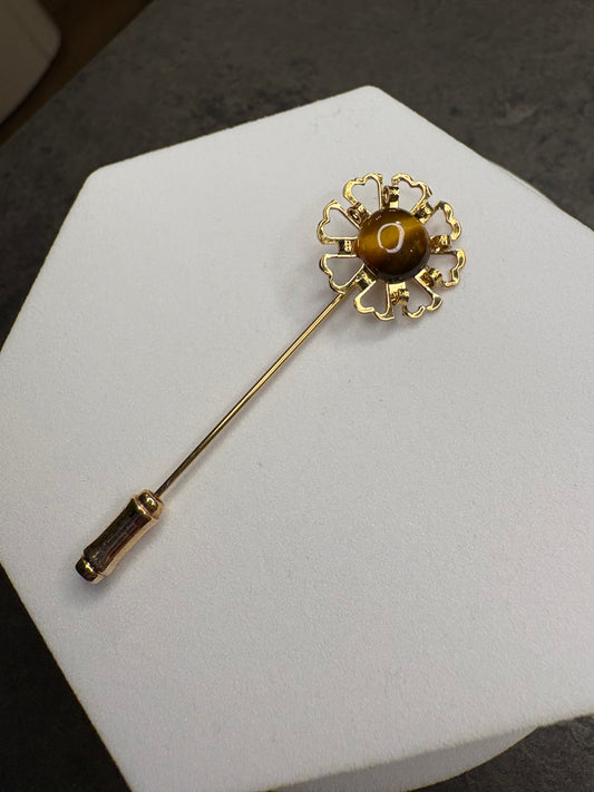 Spilla Stick “Occhio di tigre”