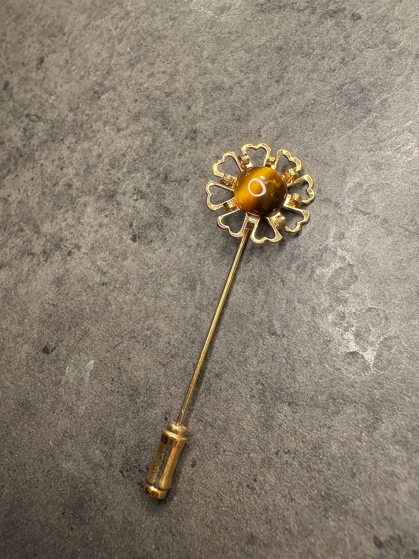 Spilla Stick “Occhio di tigre”