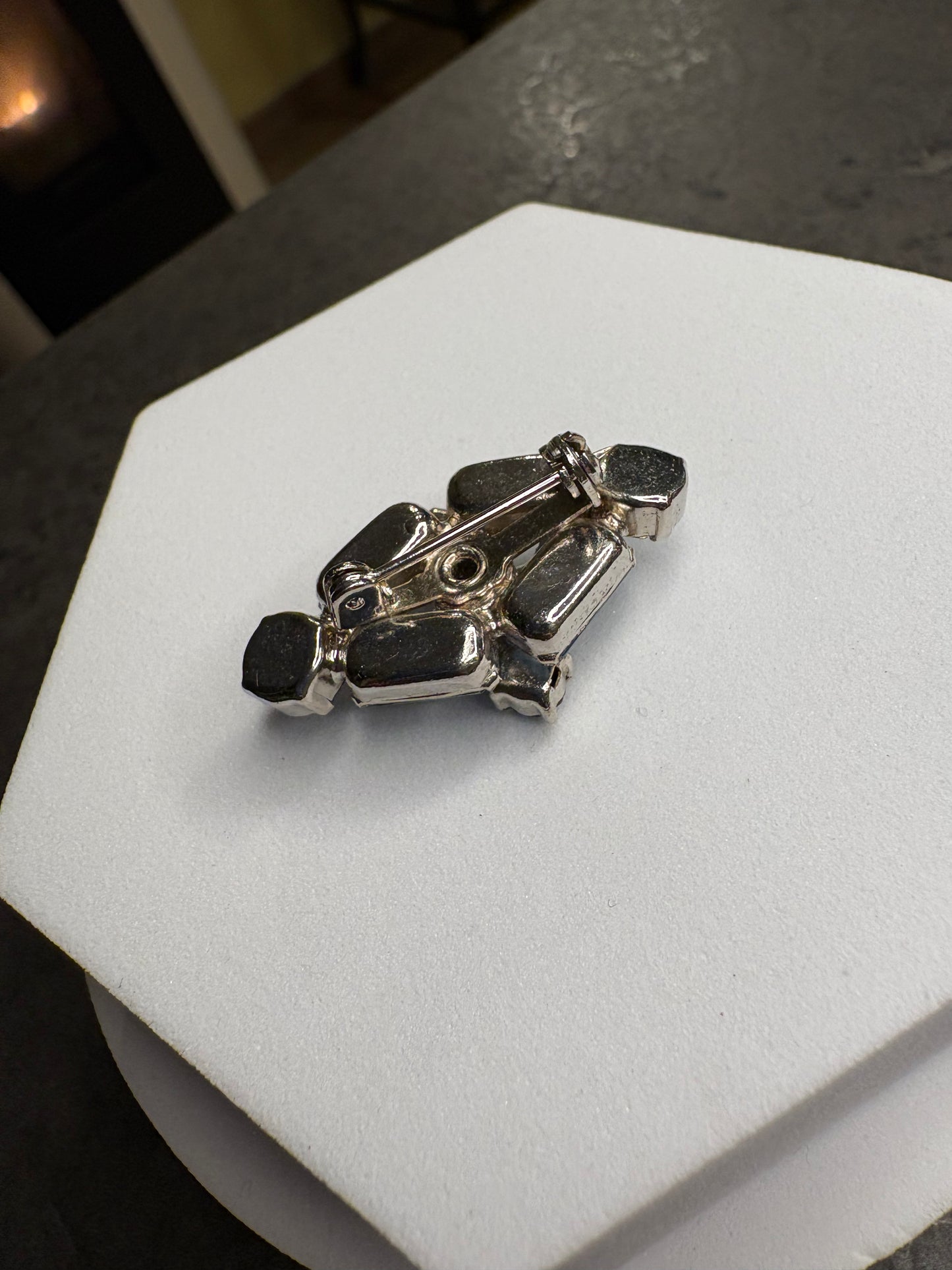 Spilla Cristalli azzurri