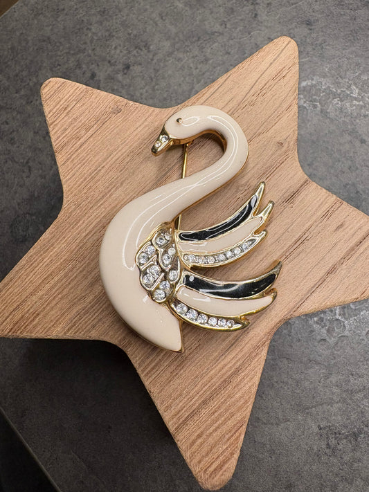 Spilla “Cigno” PB