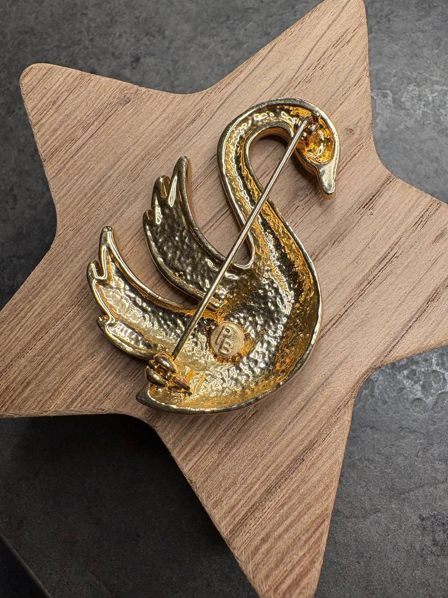 Spilla “Cigno” PB