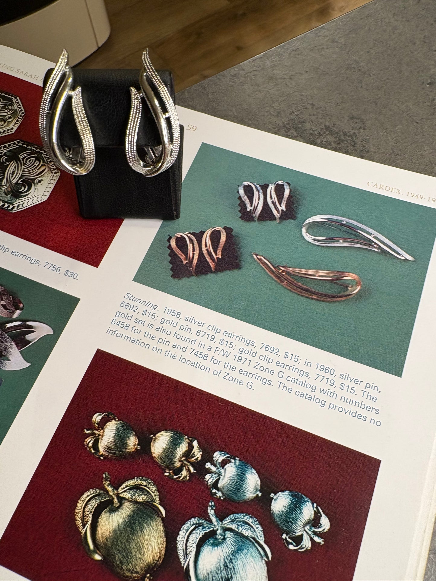 Orecchìni Sarah Coventry 1958