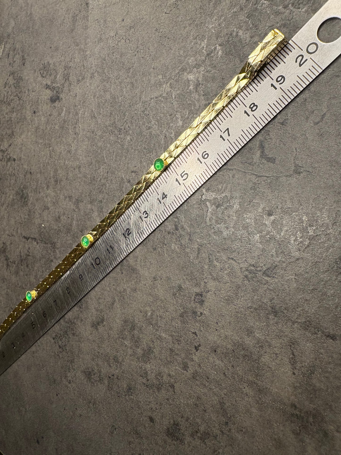 Bracciale Cabochon Verdi