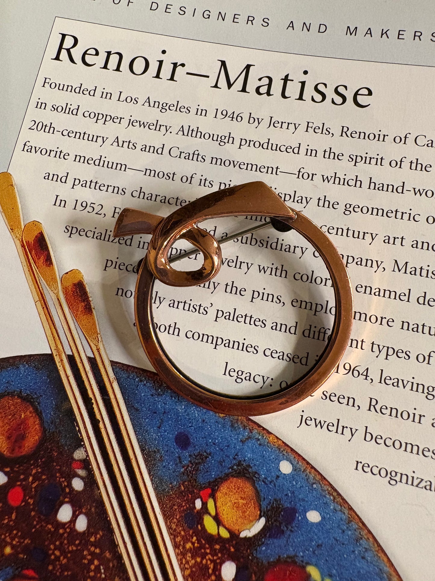 Spilla Matisse Renoir