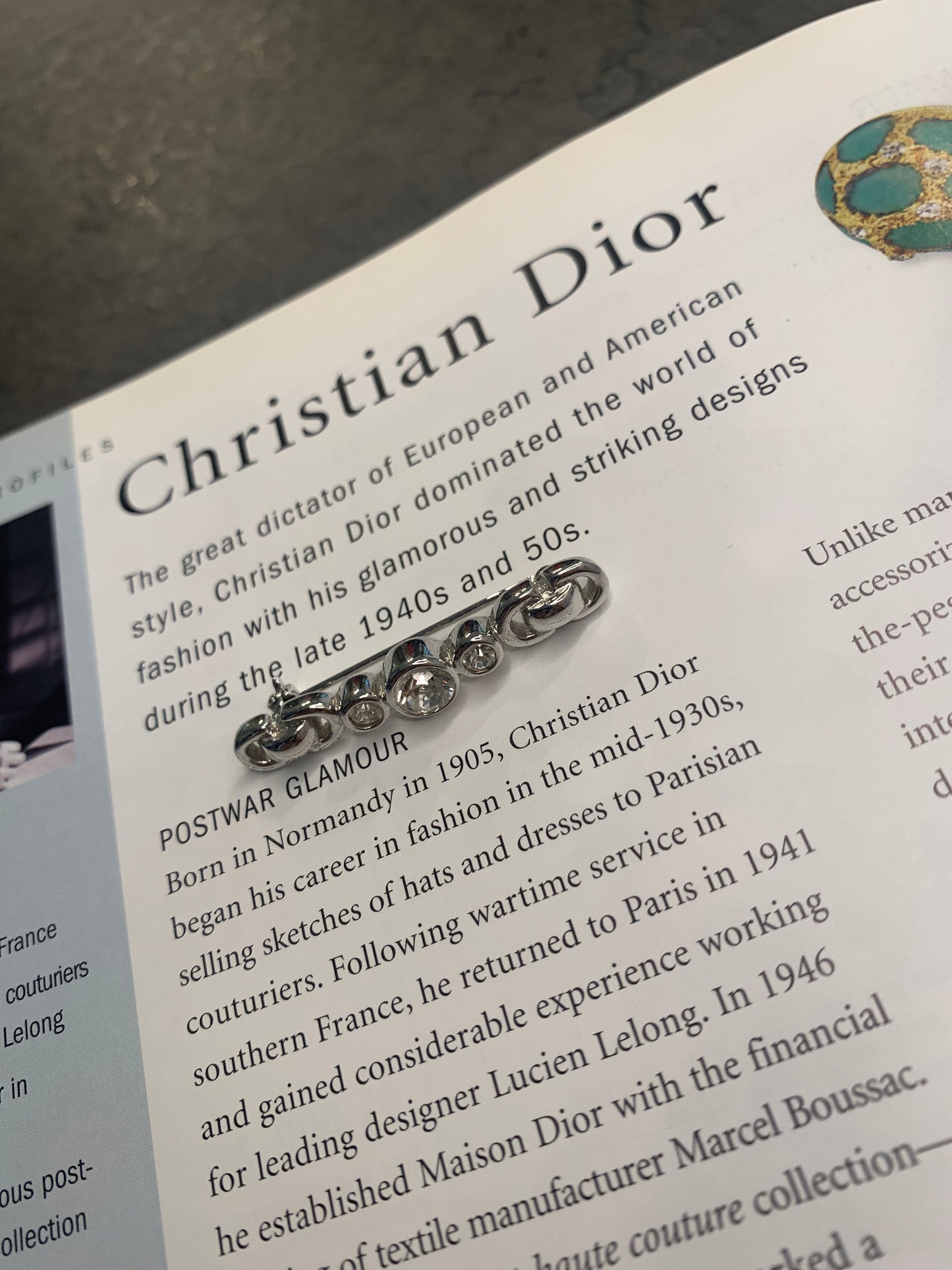 Spilla Christian Dior